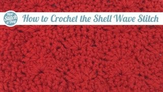 How to Crochet the Shell Wave Stitch