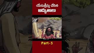 యేసు క్రీస్తు చేసిన అద్భుతాలు -3 /Jesus Miracles #shorts #reels #ytshortsindia #biblewonders