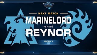 Reynor vs MarineLorD ZvT - Ro32 Group F - WCS Winter - Europe