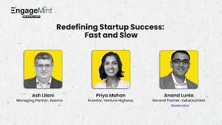 Redefining Startup Success: Fast and Slow - EngageMint 2023 Bengaluru