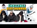 CHALLENGE BUAT SNOWMAN OLAF DI SALJI JEPUN! MAKSOM BUAT OLAF BERTUDUNG?