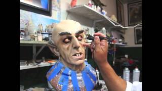 SIDESHOW  NOSFERATU  BUST REPAINT