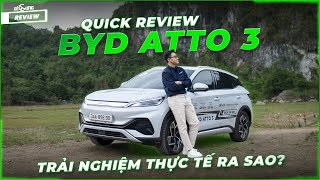 Review nhanh BYD Atto 3 với 500km: Trải nghiệm khác xa so với kì vọng ?