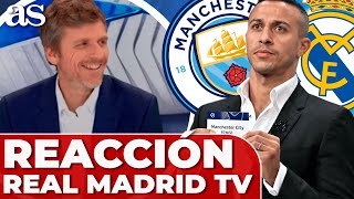 REACCIÓN REAL MADRID TV al EMPAREJAMIENTO con el MANCHESTER CITY en CHAMPIONS: \