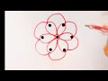 kutty kutty 3*2 kolam|rangoli for beginners