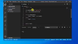 How to access camera using python (using openCV) | The Logical Indian