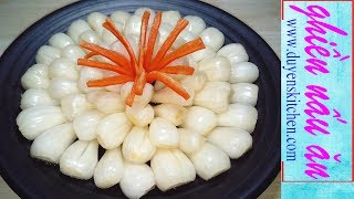Cách Làm CỦ KIỆU Trắng Giòn Cấp Tốc Không Phơi Nắng Không Dùng Giấm Không Phèn Chua | Ghiền nấu ăn