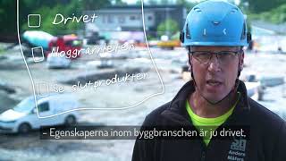 Bygg din framtid - Anders, väg- och anläggningsarbetare