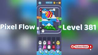 🎮 Pixel Flow Level 381 Walkthrough | Go Answer 🧩✨