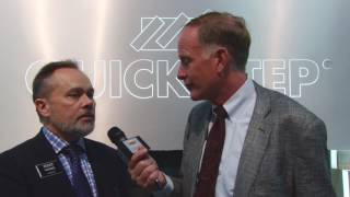 FloorDaily.net: Roger Farabee Discusses the New Quick-Step Products and Features at Surfaces 2017