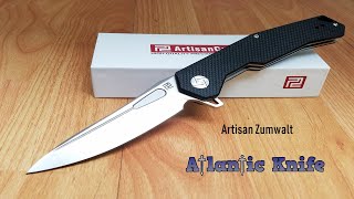 The Artisan Zumwalt Folding Dlipper knife 1808pbkf