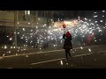 correfoc fire run fireworks display festa major sant antoni barcelona spain