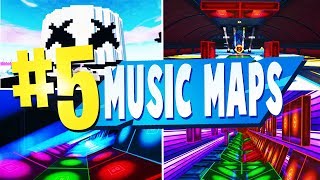 top 5 best music block creative maps in fortnite fortnite music map codes - fortnite happier music blocks code