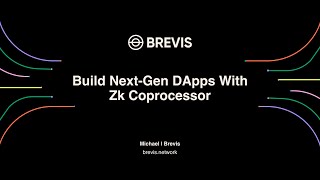 Build Next-gen dApps With ZK Coprocessor