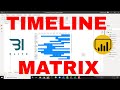 DAX for Power BI - Creating a Custom Timeline Matrix