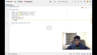 Learn Java coding: Making a stopWatch program part 1#coding #java #javacoding