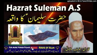Hazrat Suleman A.S Ka Waqia By Qari Hanif Multani - House Of Islam