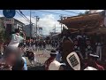 【貝塚だんじり祭】2017 10 08 本宮午後曳行　たこぼうず 鋭角　やりまわし no10 japanease danjiri in kaizuka osaka honmiya