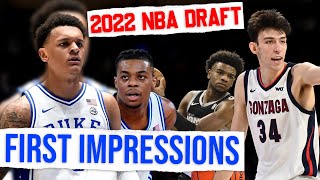 2022 NBA Draft First Impressions! | College Basketball/GLeague Ignite