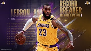 LeBron James Breaks Kareem’s Record: Best NBA Highlights \u0026 Historic Moment (All-Time Minutes Leader)