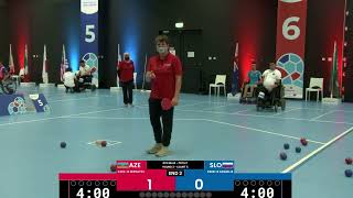 World Boccia Challenger 03.08.2022. 2404 Bahruz Mirzajev (AZE) vs. 2408 Blaž Adamlje (SLO) (BC4)