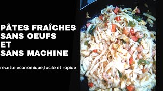 Recipe of Fresh Pasta without Eggs and without Machine Inexpensive and Homemade