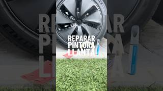 🔧 Cómo REPARAR un ARAÑAZO en la LLANTA de tu TESLA Model 3 en casa 🚗✨