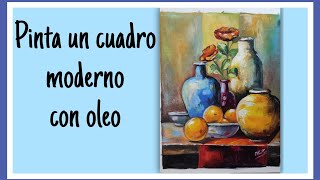 Arte moderno con oleo!  Oil Painting modern art