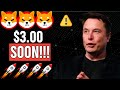 Elon Musk: REVEALS HOW Shiba Inu Coin will hit $3 Soon!!