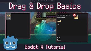 Drag and Drop Send Data Between UI Controls - Godot 4 Gdscript Tutorial