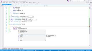LinkedStack Top