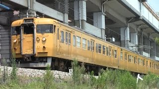 【山陽本線】JR西日本　地域色115系電車　オカD-02編成