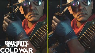 Call of Duty Black Ops Cold War Alpha PS4 vs PS4 Pro 4K Graphics Comparison