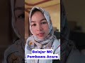 Belajar MC, Belajar Pembawa Acara #belajarmc #pembawaacara #mc #shorts #fypyoutubeshorts