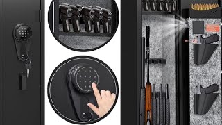 KAER 3 5Gun Rifle Safe, Gun Safes for Home Rifle and Pistols Quick Access Gun Cabinet Review