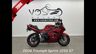 2006 Triumph Sprint 1050 ST - V6432