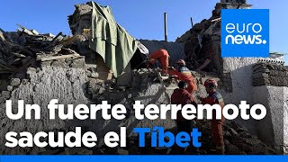 Un terremoto de 7 grados deja al menos 95 muertos en el Tíbet