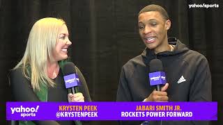 Houston Rockets rookie Jabari Smith talks LeBron James, Victor Wembanyama and more