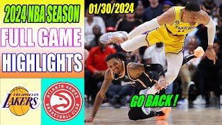 Los Angeles Lakers vs Atlanta Hawks 1st QTR Highlights Jan 30, 2024 | NBA Season 2024