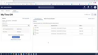 ADP Requesting Time Off Instructions