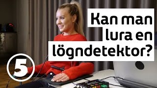 Therése Lindgren testar en lögndetektor | discovery+ Sverige