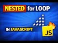 Nested for Loop in JavaScript Star Pattern Program  Beginner Tutorial#coding #javascript #webdesign