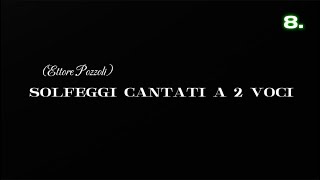 Pozzoli Solfeggi Cantati A 2 Voci -8 80 BPM