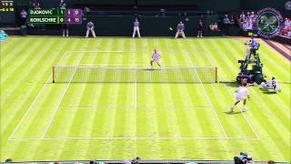 Novak Djokovic 1R - Wimbledon 2015 Highlights