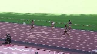 2022日本選手権リレー　立命館大学女子4×100mリレー予選2組