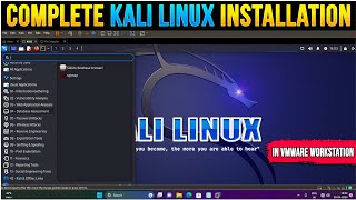 How to Install Kali Linux In VMware Workstation 2024 ⚡ Process of Kali Linux Installation in VMware