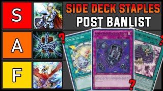 Yu-Gi-Oh! Going First Side Deck Staples/Blowouts Tierlist Post August 2024 Banlist