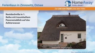 Usedom: Reetdachvilla in 1. Reihe mit traumhaftem Panoramablick auf das - FeWo-direkt.de Video