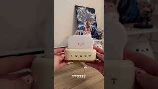 Unboxing my new toast lamp ^_^ #unboxing #kawaii #toastlamp #haul