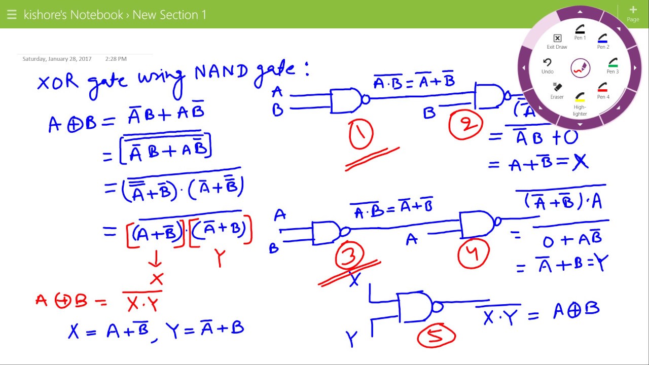 Design And Gate Using Nand Gate